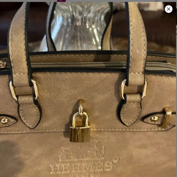 Beige Gorgeous handbag designer inspired - Picture 3 of 8